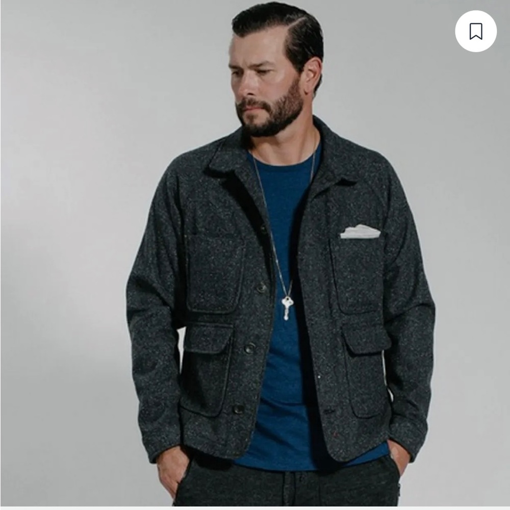 Apolis Coated Wool Chore Coat